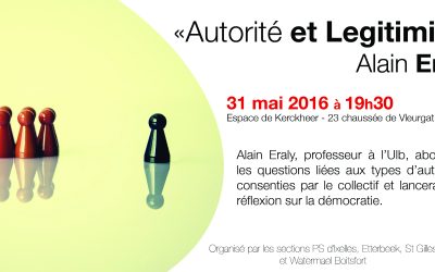 Débat : « Autorité et Légitimité » Alain Eraly